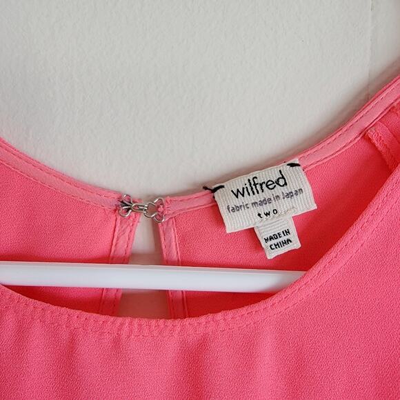 Aritzia Wilfred Open Back Peplum Tank Top - Picture 4 of 4